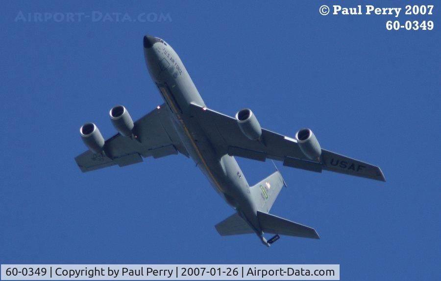 60-0349, 1960 Boeing KC-135R Stratotanker C/N 18124, Seen her before, just not in the circuit over Ayden
