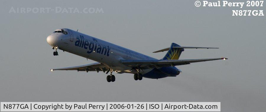 N877GA, 1994 McDonnell Douglas MD-83 (DC-9-83) C/N 53467, Off to Orlando, the main gear doors cylcing open to stow her gear