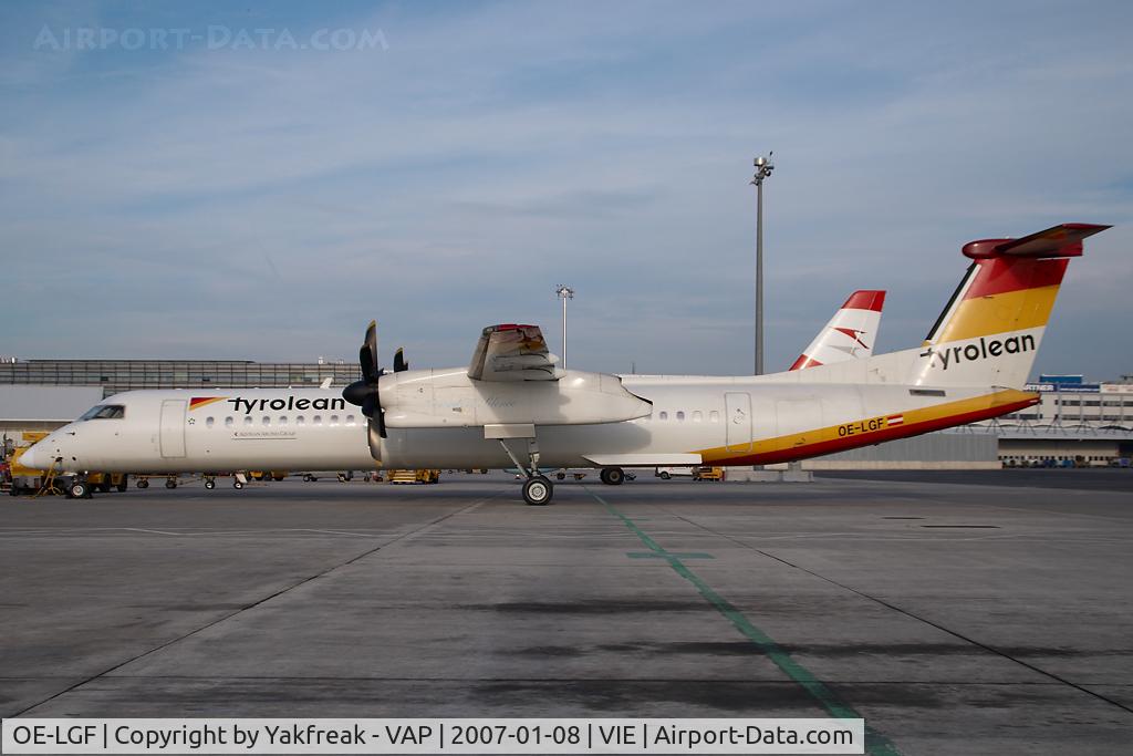 OE-LGF, 2002 De Havilland Canada DHC-8-402Q Dash 8 C/N 4068, Tyrolean Airways Dash 8-400
