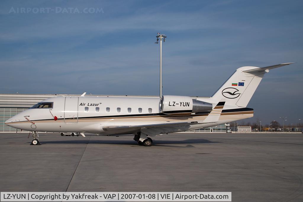 LZ-YUN, 2005 Bombardier Challenger 604 (CL-600-2B16) C/N 5508, Canadair CL600