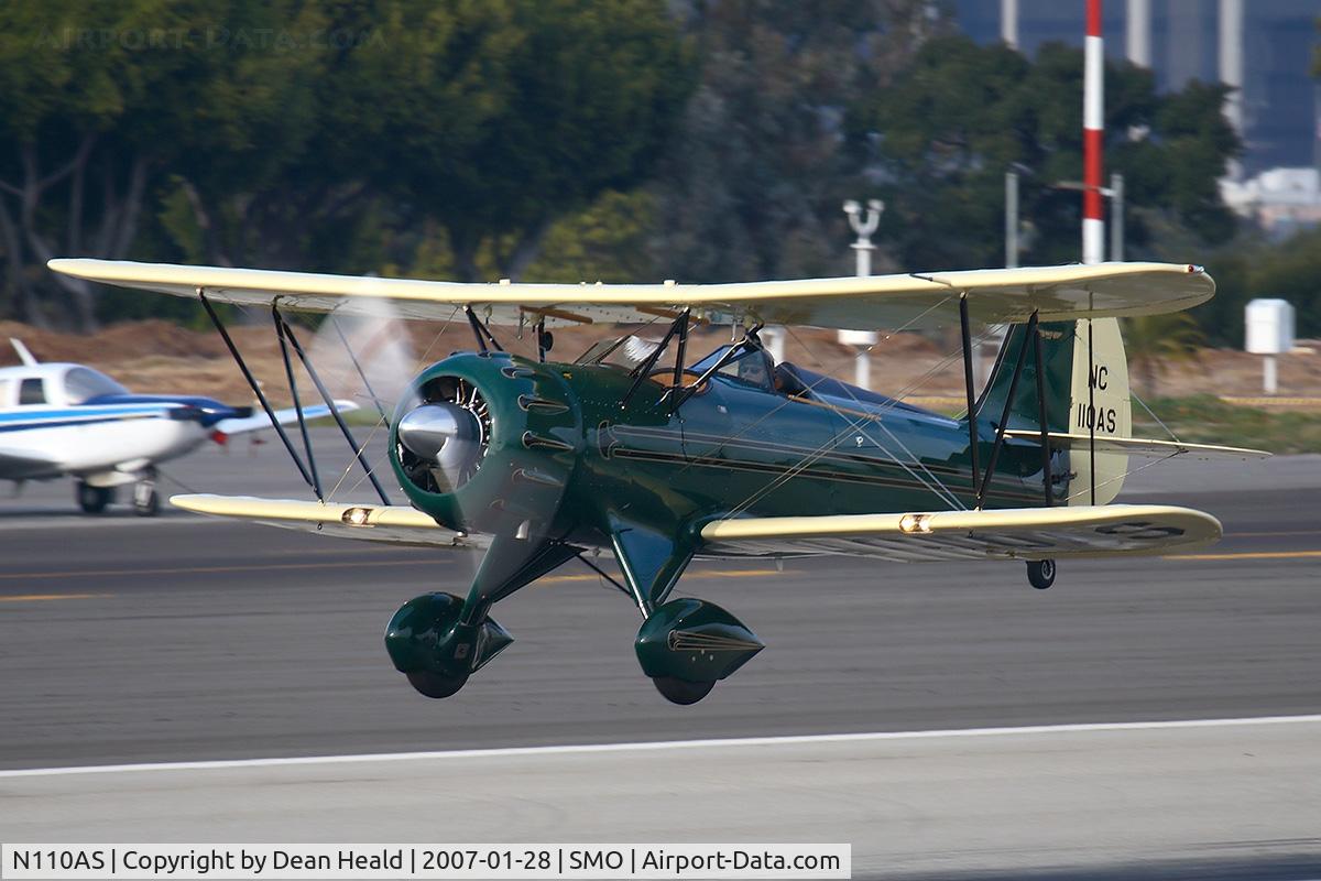 N110AS, 2005 Waco YMF-F5C C/N F5C110, 2005 WACO Classic Aircraft YMF-F5C N110AS taking off from RWY 21.