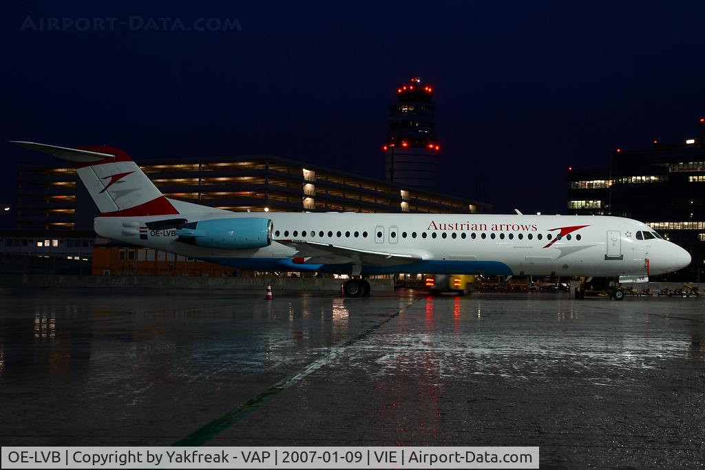 OE-LVB, 1994 Fokker 100 (F-28-0100) C/N 11502, Austrian Arrows Fokker 100