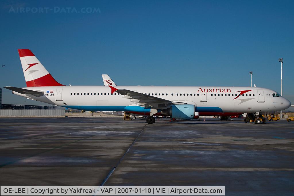 OE-LBE, 1998 Airbus A321-211 C/N 935, Austrian Airlines Airbus 321