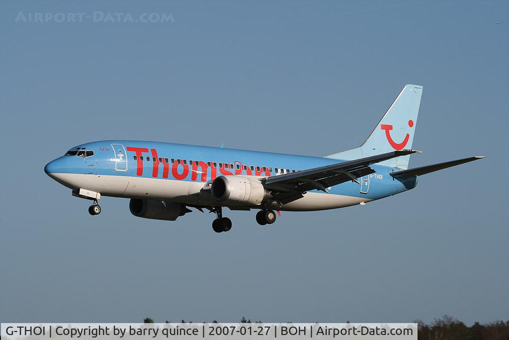 G-THOI, 1998 Boeing 737-36Q C/N 29327, 737 THOMSONFLY