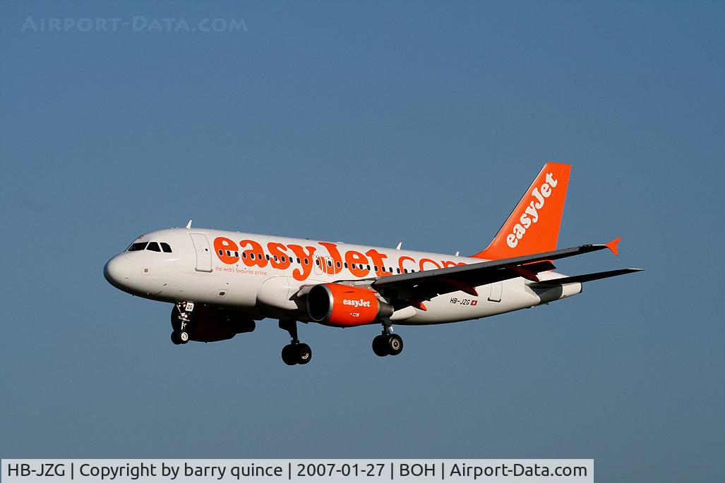 HB-JZG, 2004 Airbus A319-111 C/N 2196, EASYJET A319