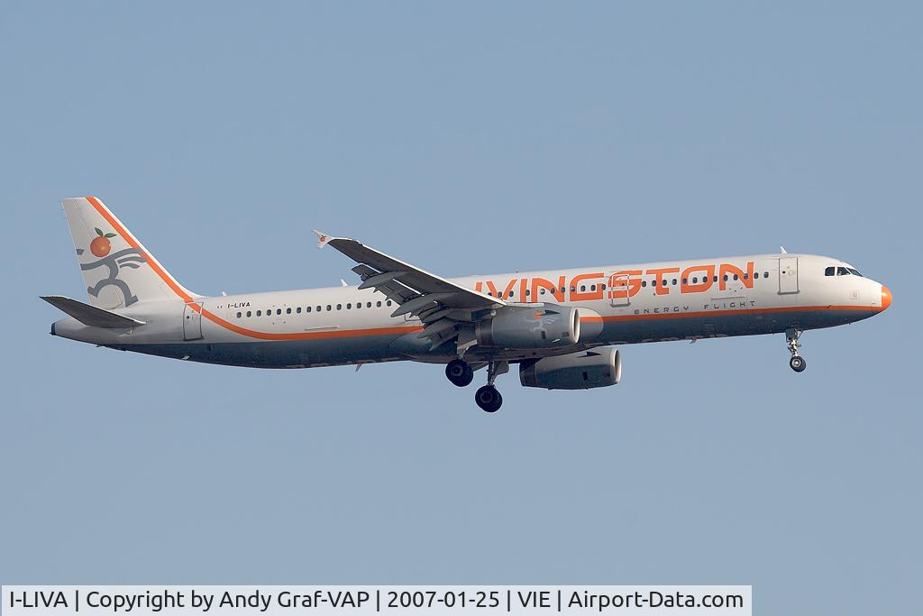 I-LIVA, 2003 Airbus A321-231 C/N 1950, Livingston A321