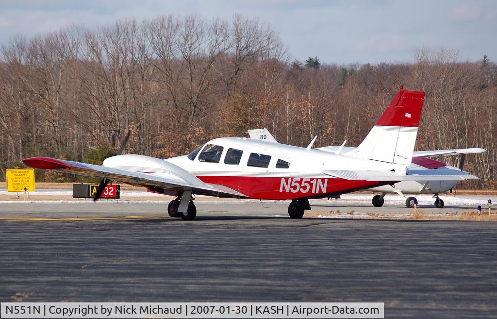 N551N, 1975 Piper PA-34-200T C/N 34-7570197, Nice PA-34 running up at 32