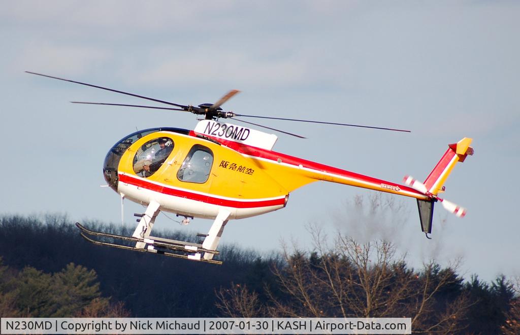 N230MD, 1981 Hughes 369D C/N 510978D, Nice surprise at ASH today!