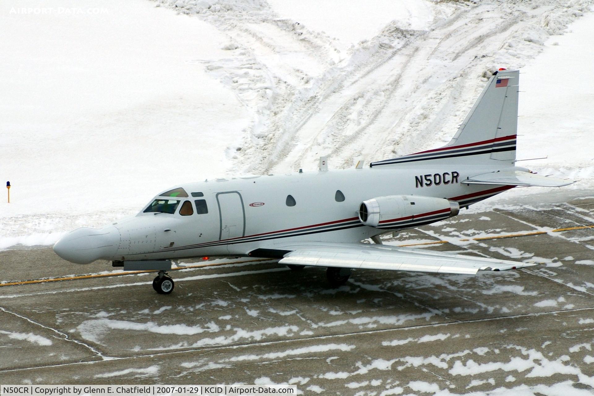 N50CR, 1964 North American NA-265-50 Saberliner C/N 287-1, Radar testing