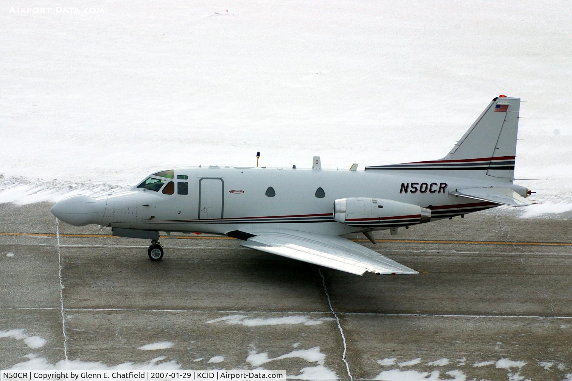 N50CR, 1964 North American NA-265-50 Saberliner C/N 287-1, Radar testing