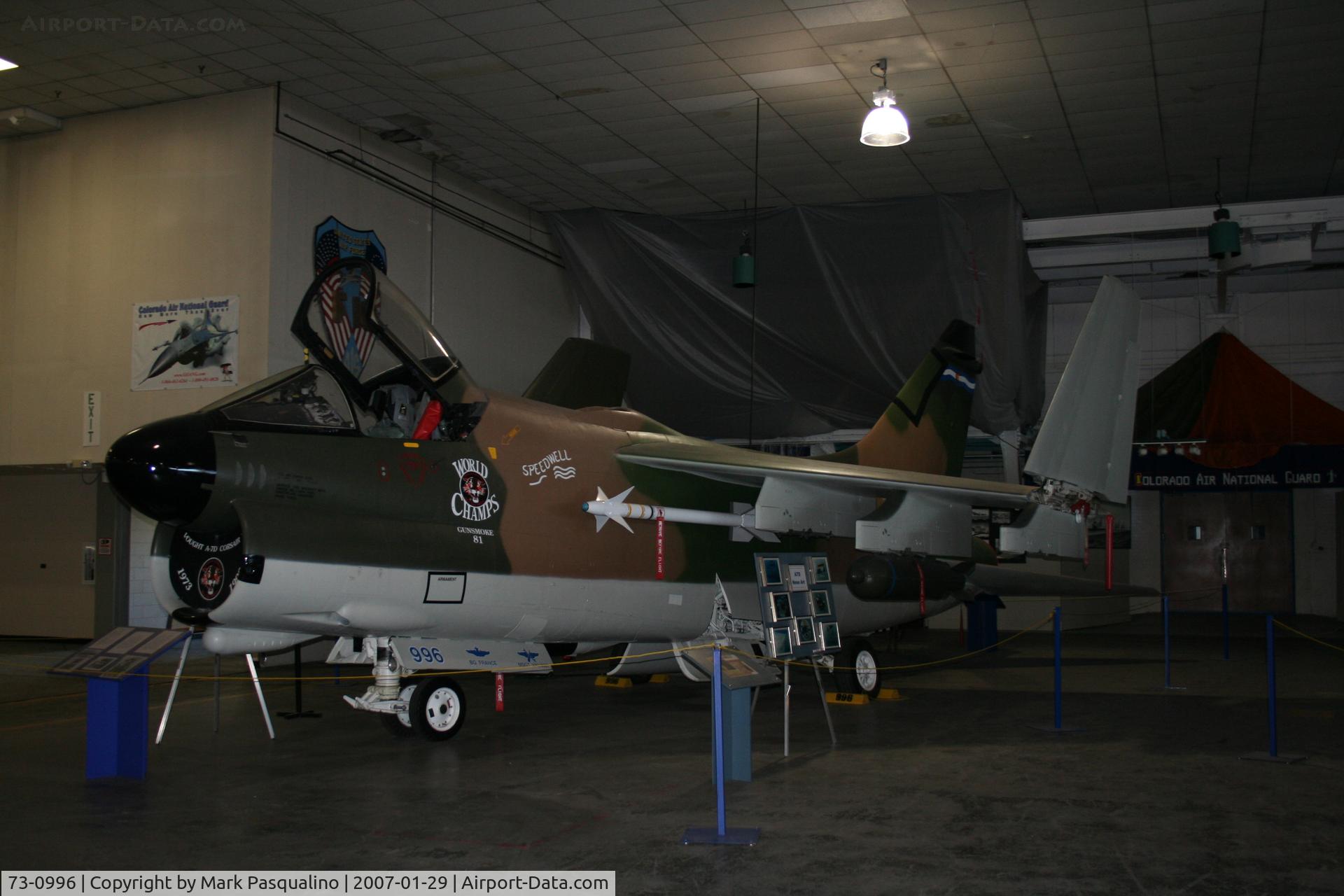 73-0996, 1973 LTV A-7D Corsair II C/N D-392, A-7D Corsair II
