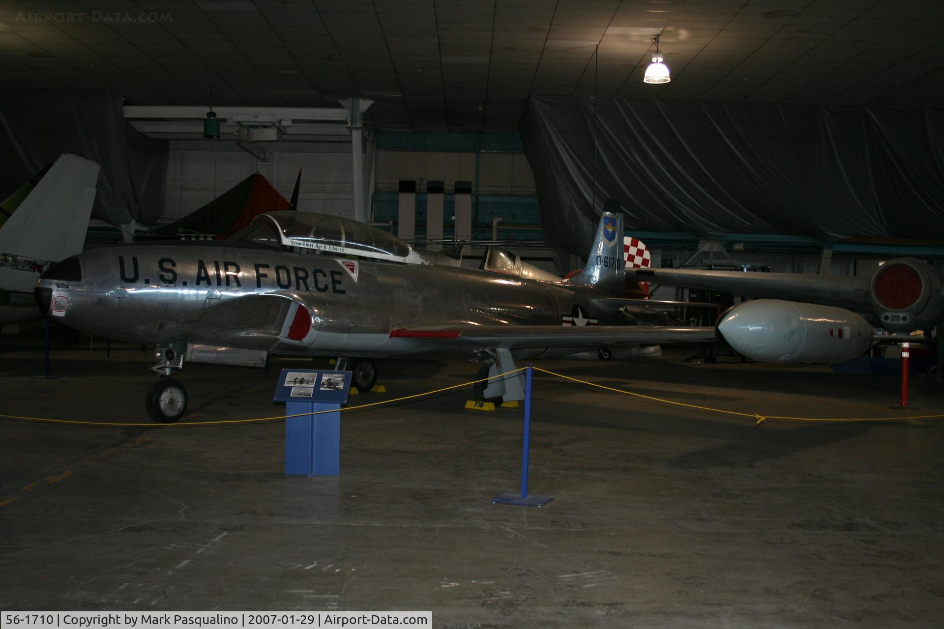 56-1710, 1956 Lockheed T-33A Shooting Star C/N 580-1060, T-33A
