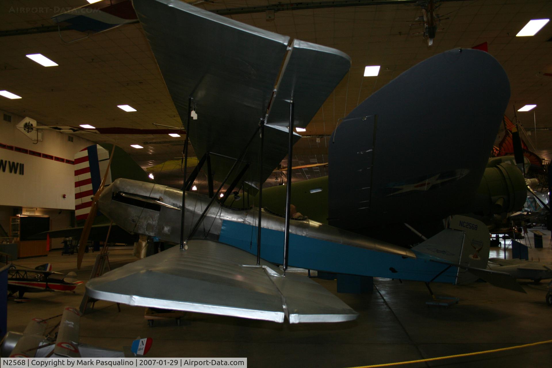 N2568, 1926 Alexander Long Wing Eaglerock C/N 122, 1926 Alexander Eaglerock
