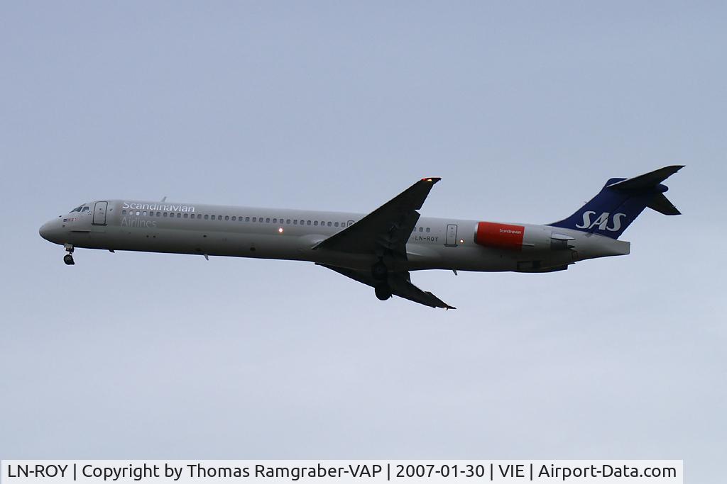 LN-ROY, 1988 McDonnell Douglas MD-82 (DC-9-82) C/N 49615, Scandinavian Airlines SAS MDD MD80