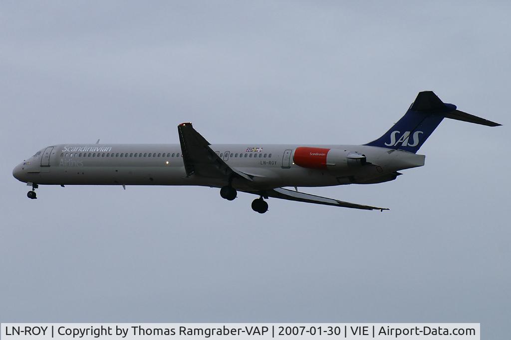 LN-ROY, 1988 McDonnell Douglas MD-82 (DC-9-82) C/N 49615, Scandinavian Airlines SAS MDD MD80
