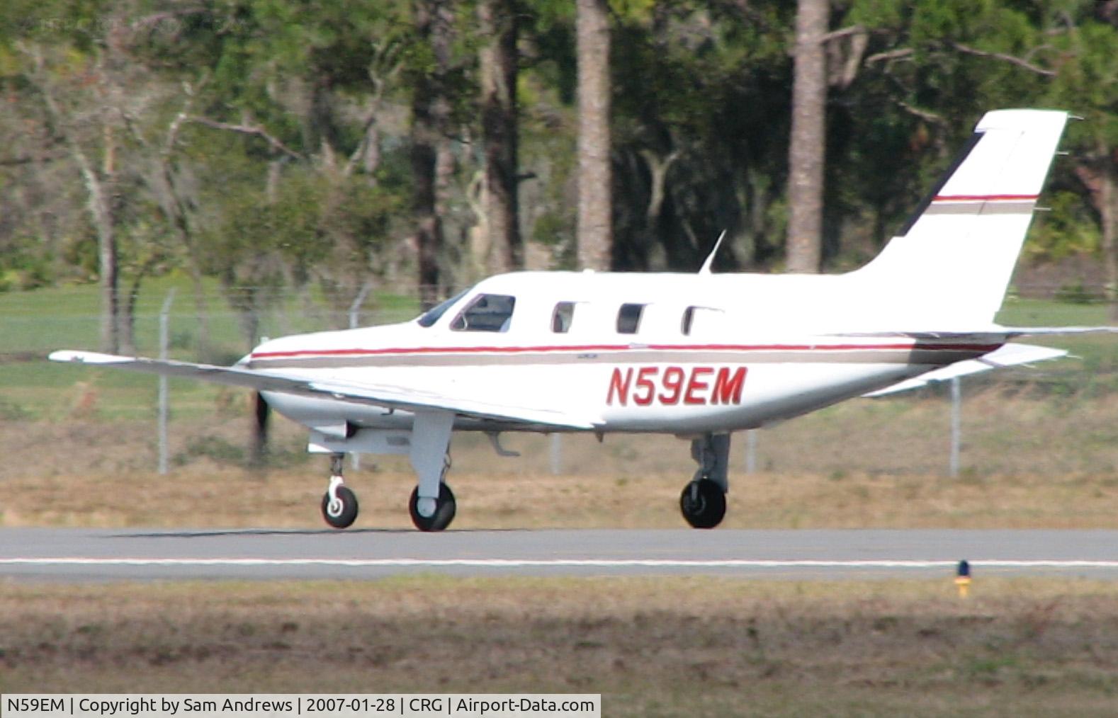 N59EM, 1984 Piper PA-46-310P Malibu C/N 46-8508022, On his way to Waycross, GA