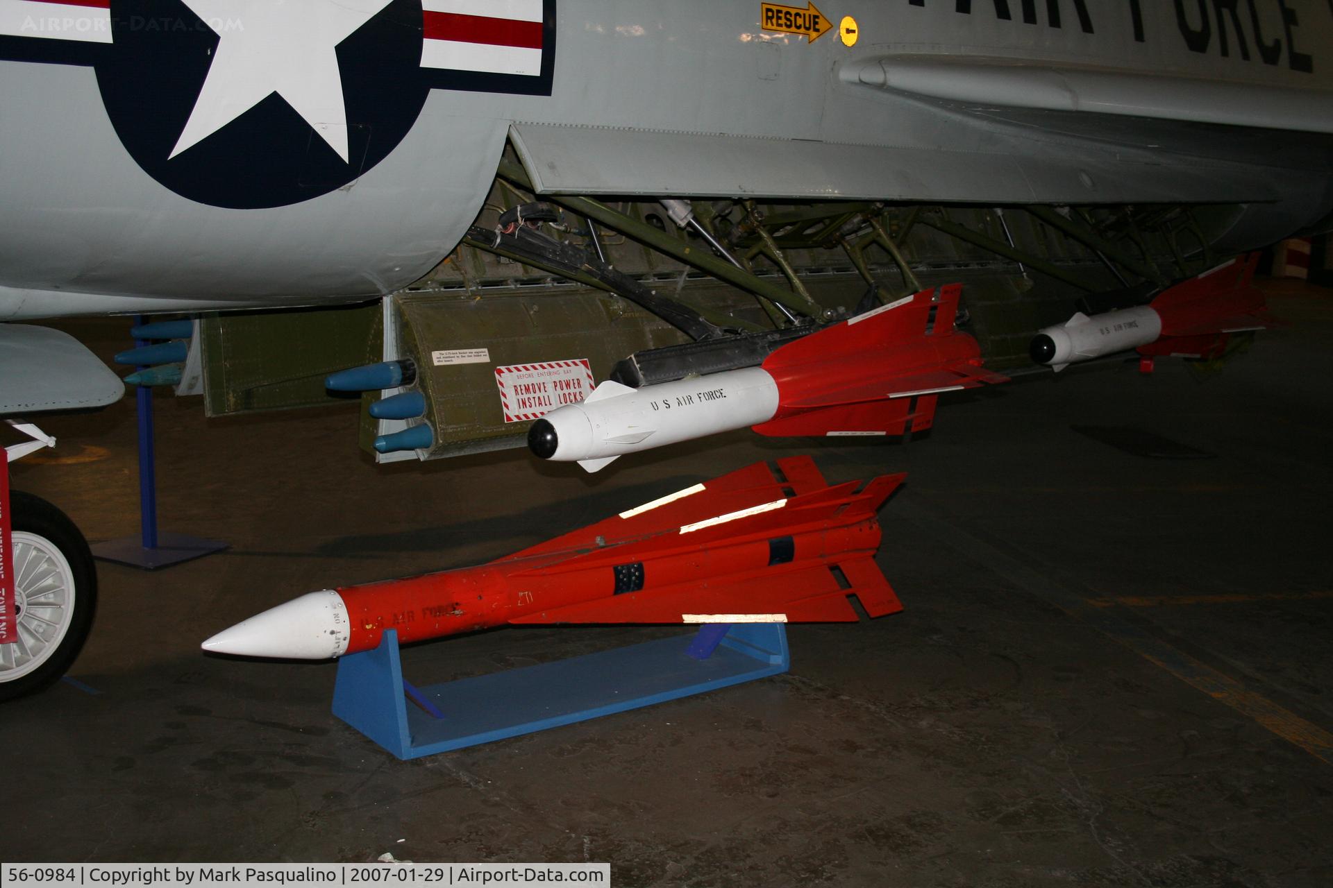56-0984, Convair F-102A Delta Dagger C/N Not found 56-0984, F-102A