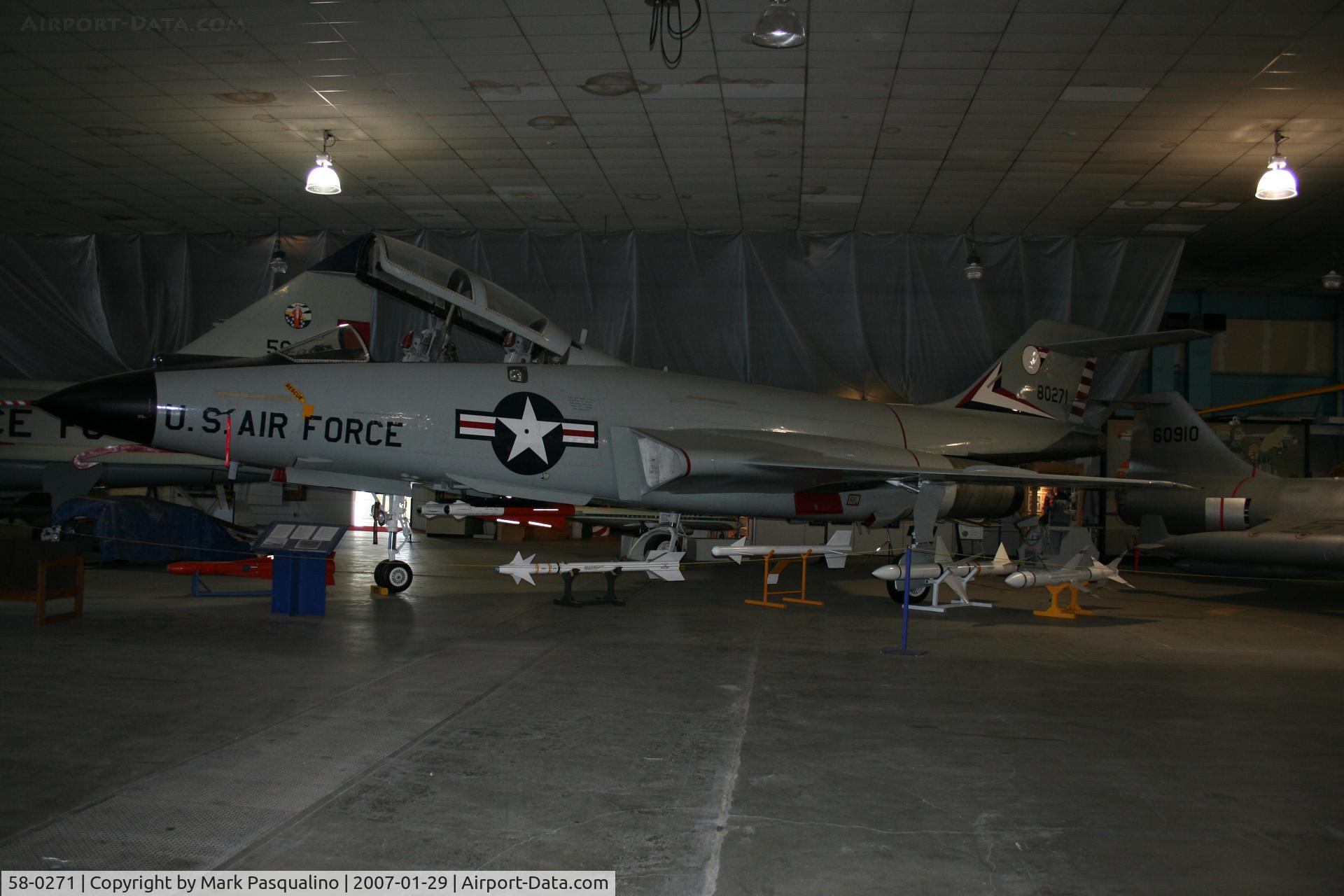 58-0271, McDonnell F-101B Voodoo C/N 643, F-101B