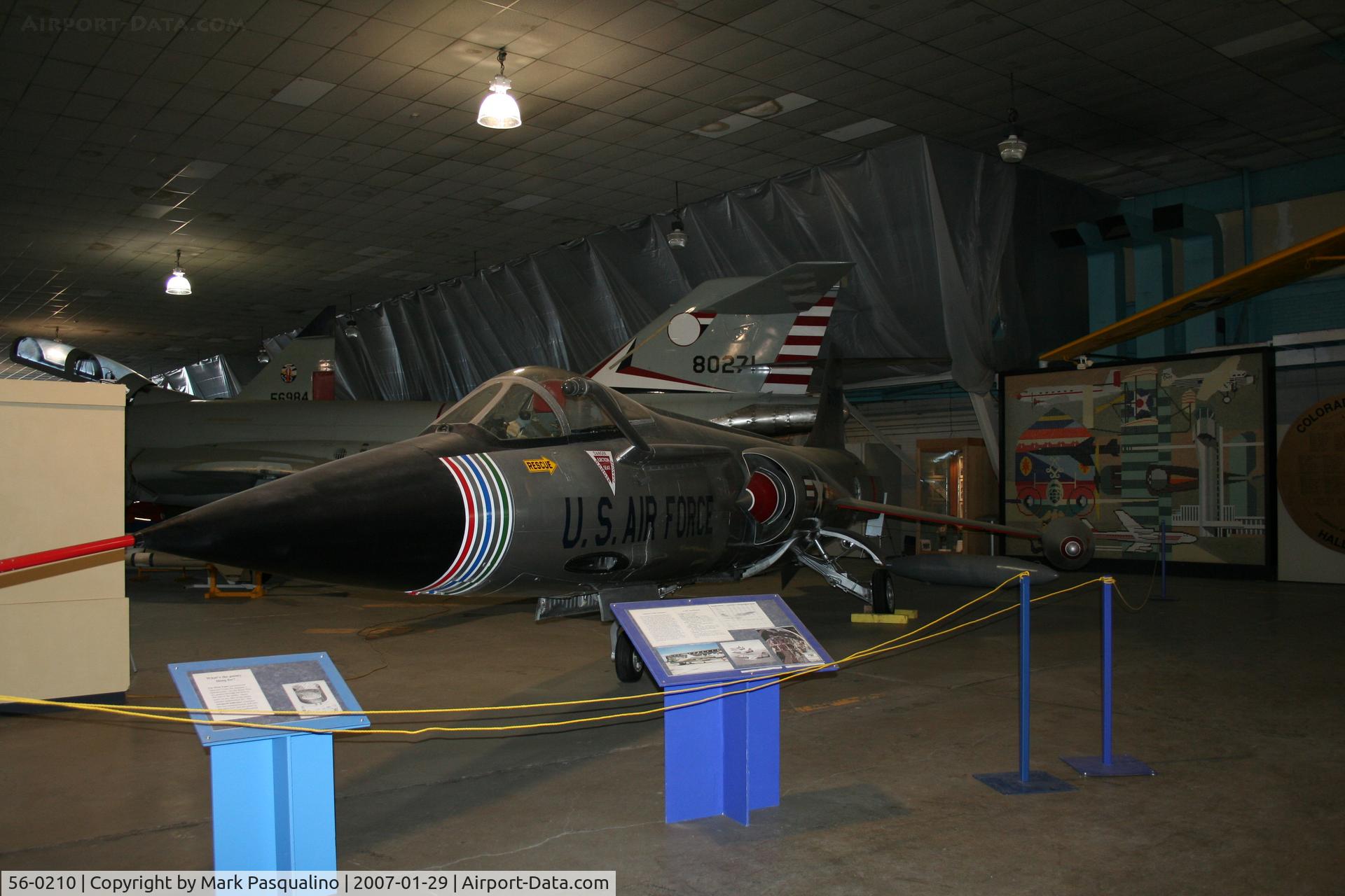 56-0210, 1956 McDonnell RF-101C Voodoo C/N 224, F-104C