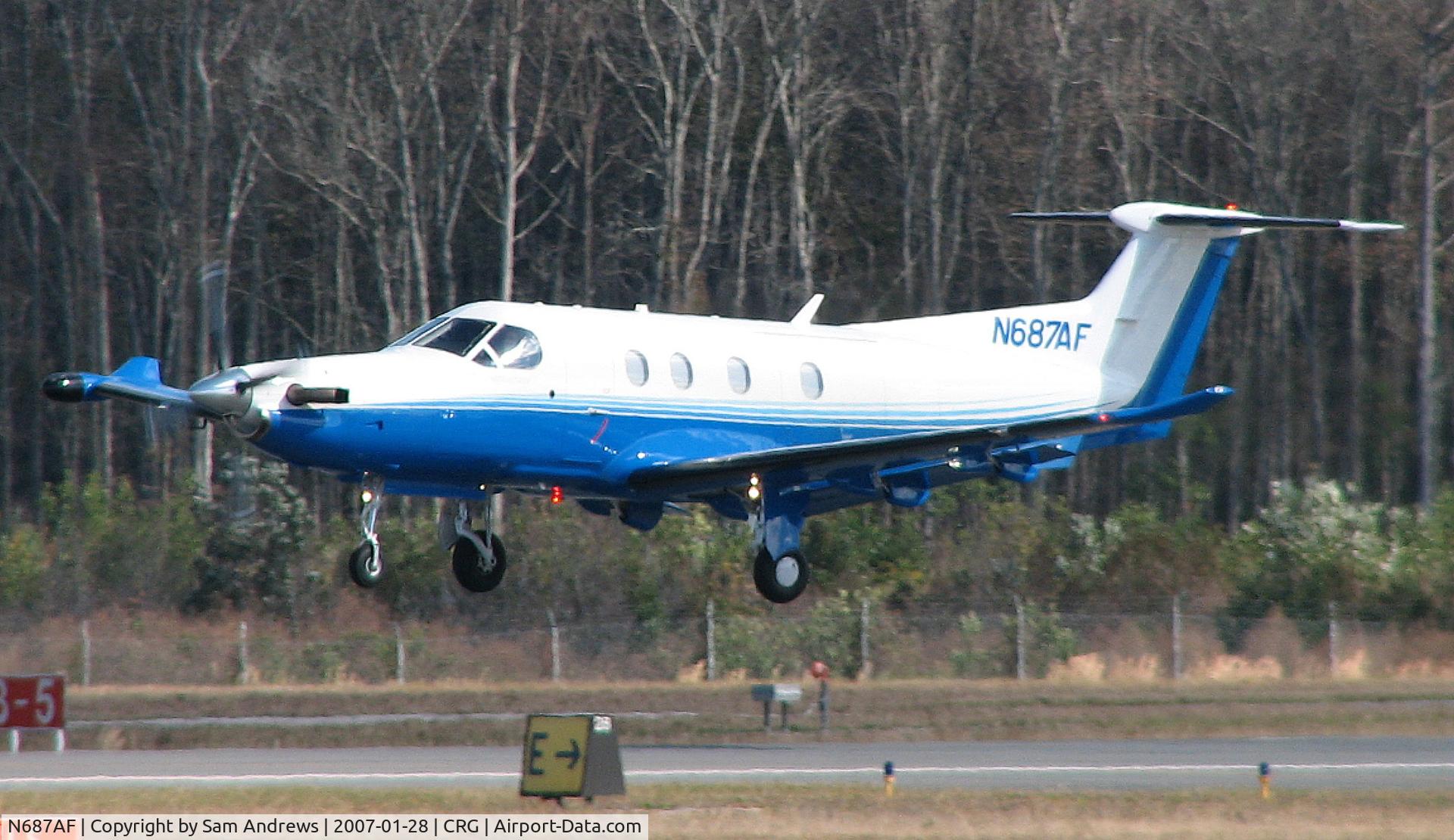 N687AF, 2006 Pilatus PC-12/47 C/N 687, Nice PC-12