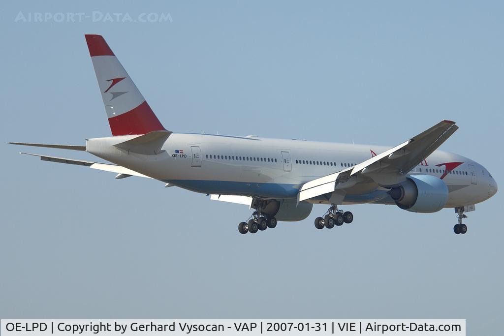 OE-LPD, 2006 Boeing 777-2Z9/ER C/N 35960, Brand new Aircraft for Austrian