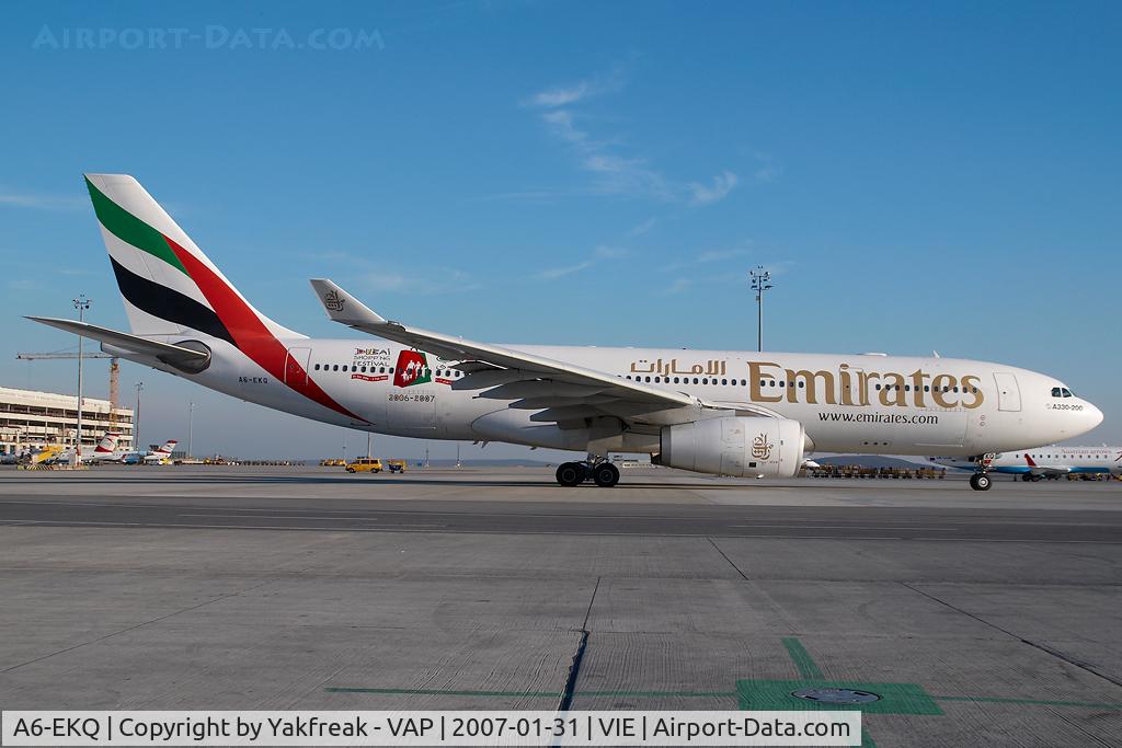A6-EKQ, 1998 Airbus A330-243 C/N 248, Emirates Airbus A330-200