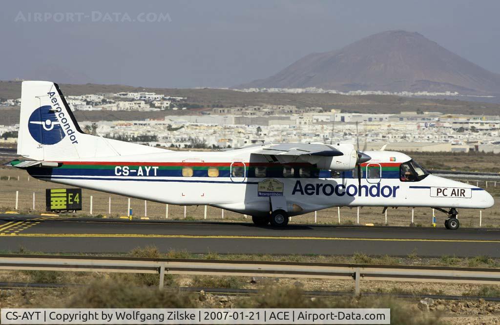 CS-AYT, 1986 Dornier 228-200 C/N 8084, special Paris-Dakar sticker