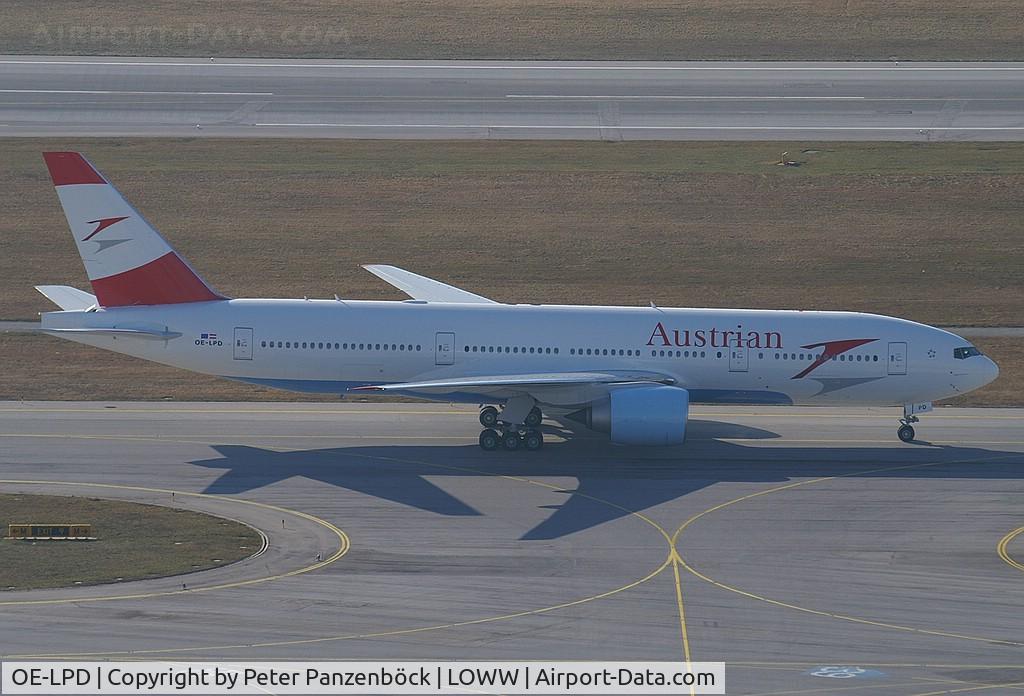 OE-LPD, 2006 Boeing 777-2Z9/ER C/N 35960, Austrians new 777 just arrived from KPAE