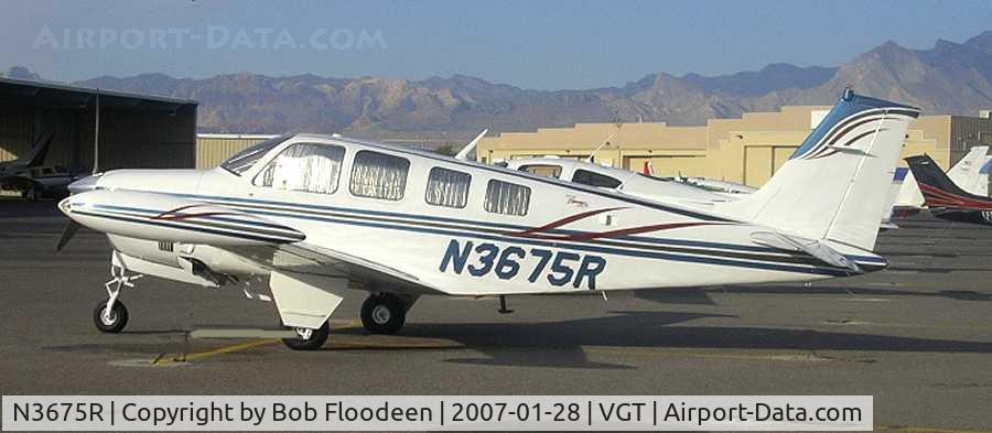 N3675R, 1980 Beech A36 Bonanza 36 C/N E-1711, 1980 Beech A36 at North Las Vegas
