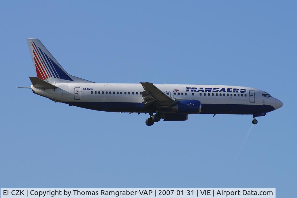 EI-CZK, 1989 Boeing 737-4YO C/N 24519, Transaero Airlines Boeing 737-400