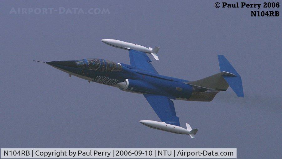 N104RB, 1962 Lockheed CF-104D Starfighter C/N 583A-5302, Now theres a ride you'd love to catch.  Backseat in the Manned Missle