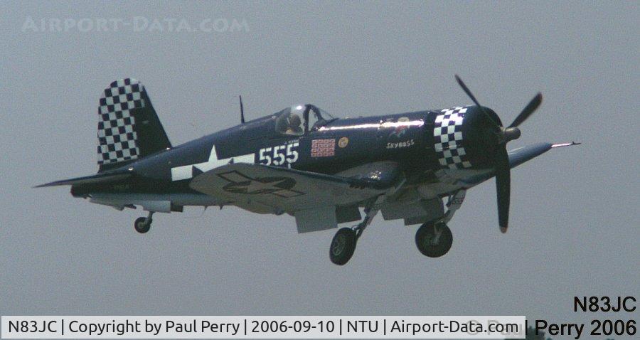 N83JC, 1943 Goodyear FG-1D Corsair C/N 67089, Retracting the gear, up for her demo