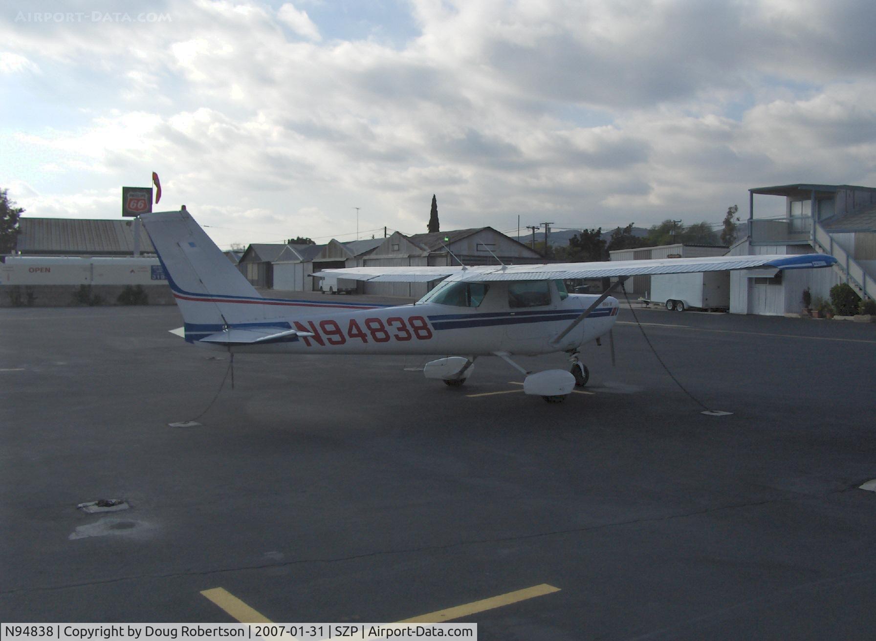 N94838, 1983 Cessna 152 C/N 15285799, 1983 Cessna 152T Trainer, Lycoming O-235-L2C 110 Hp, cowl, equipped Trainer version with tinted windows, avionics, OAT, EGT, gyros, VSI, omni-flash beacon, refueling steps & handles, sun visors, hour recorder, quick oil drain, etc.