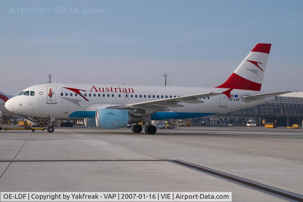 OE-LDF, 2005 Airbus A319-112 C/N 2547, Austrian Airlines Airbus 319