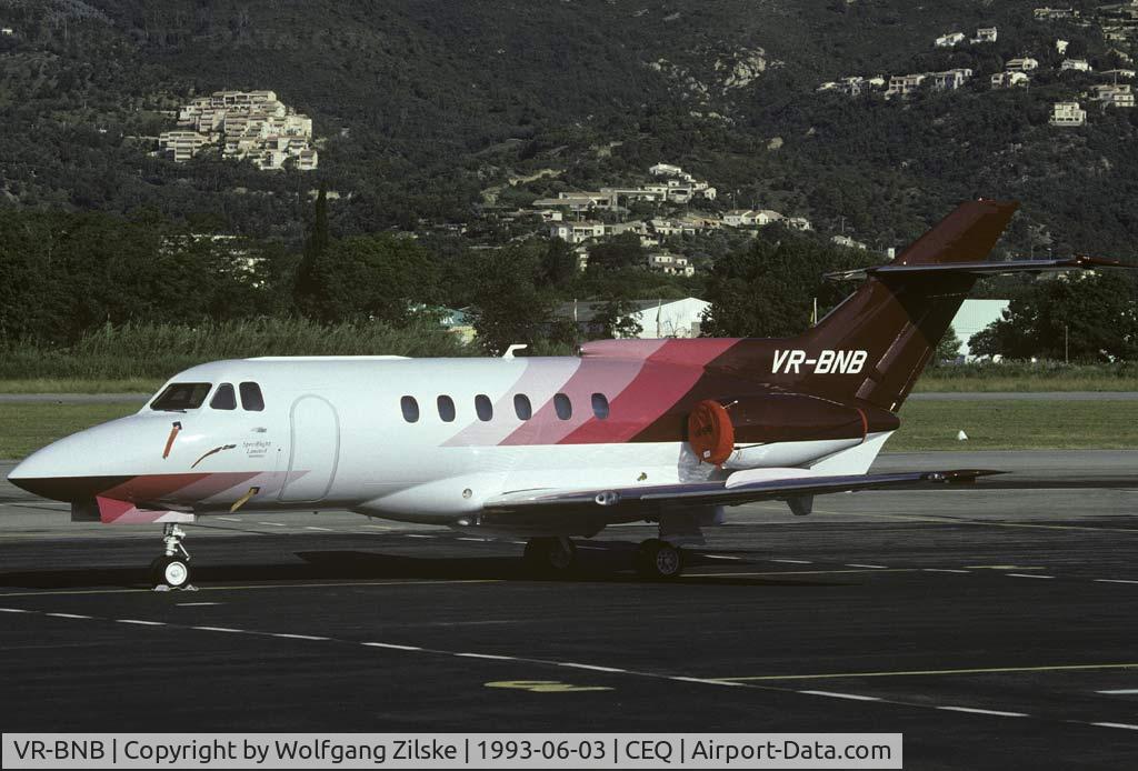 VR-BNB, British Aerospace BAe.125-700B C/N 257002, visitor