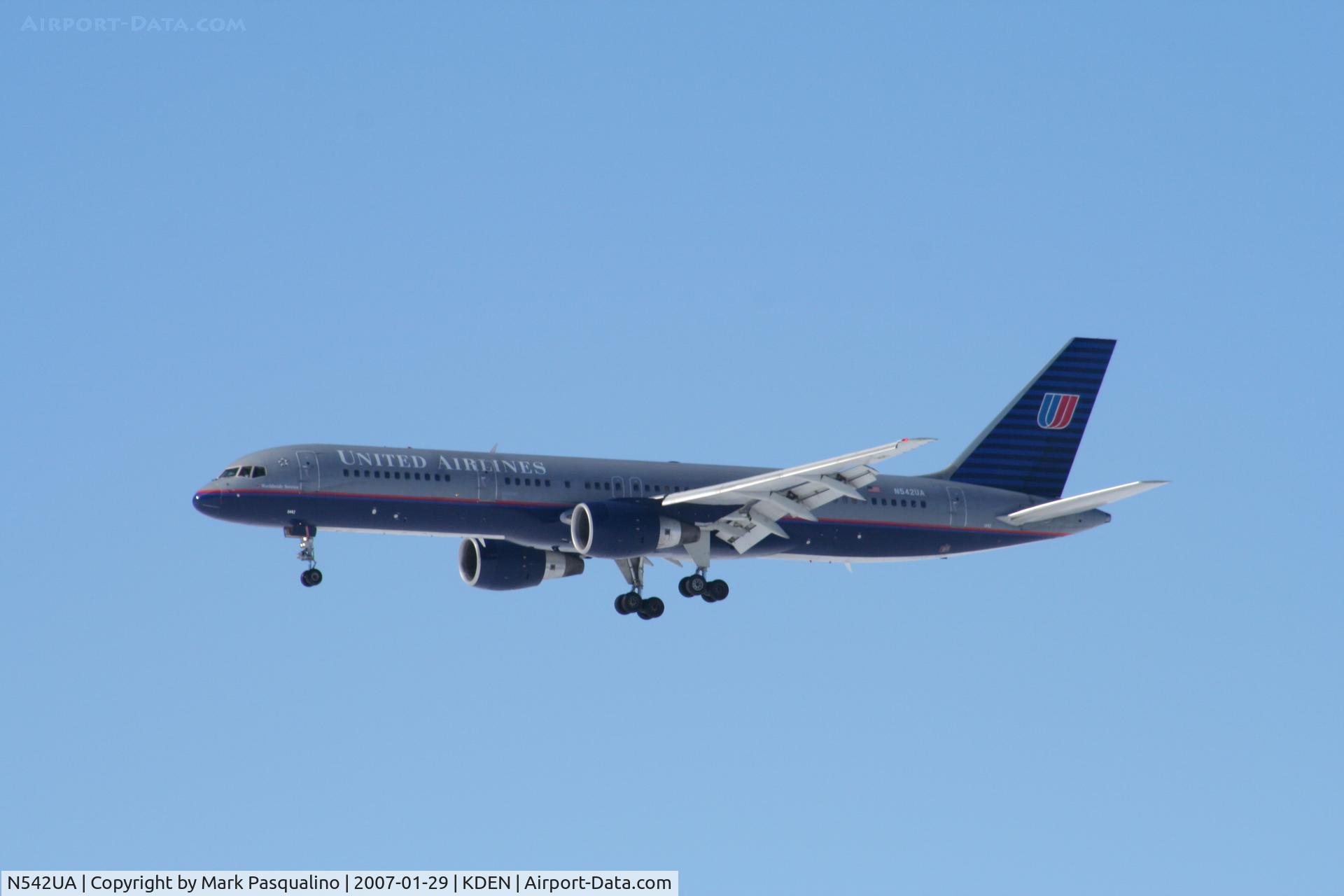 N542UA, 1991 Boeing 757-222 C/N 25276, Boeing 757-200
