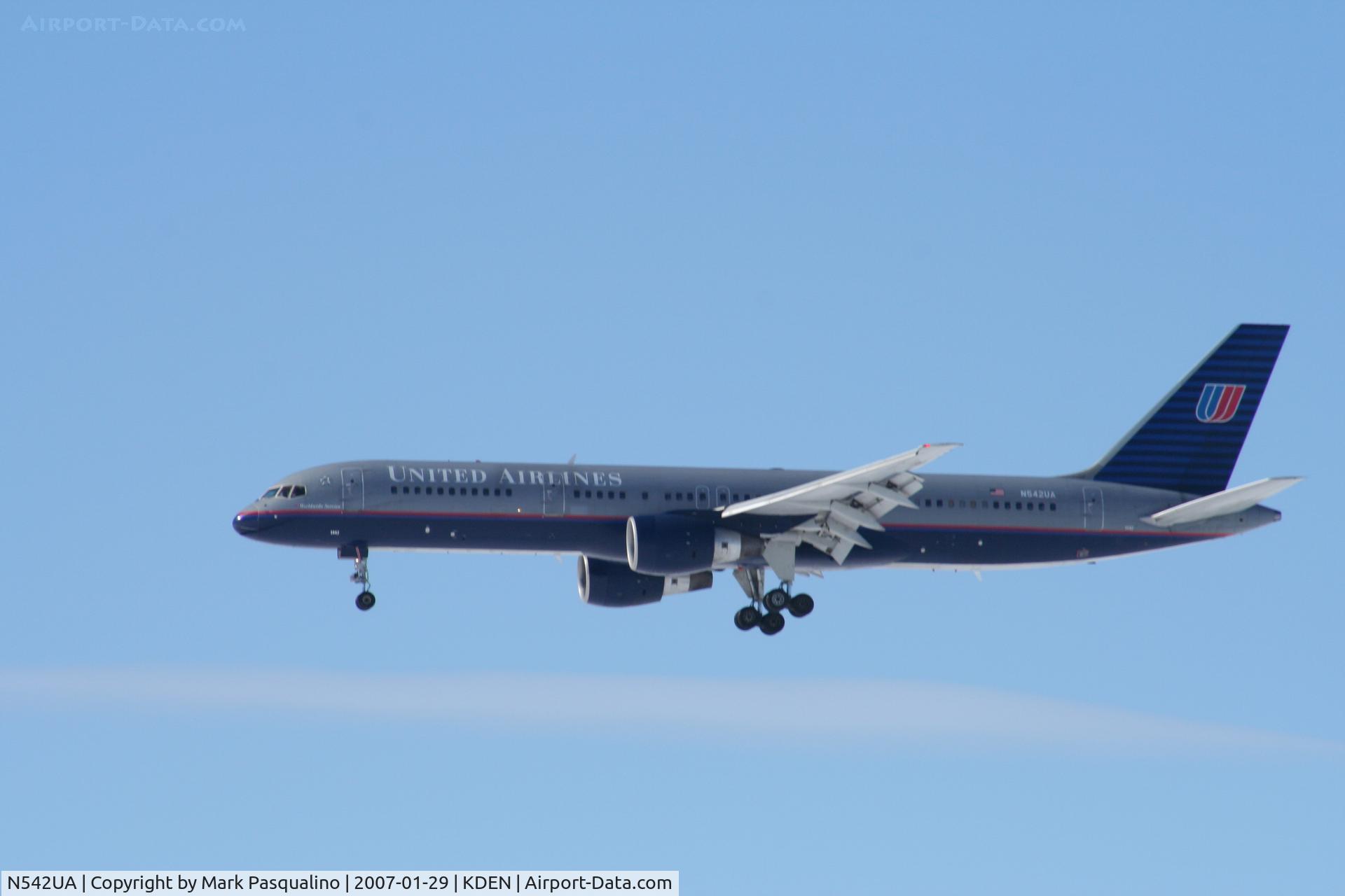N542UA, 1991 Boeing 757-222 C/N 25276, Boeing 757-200