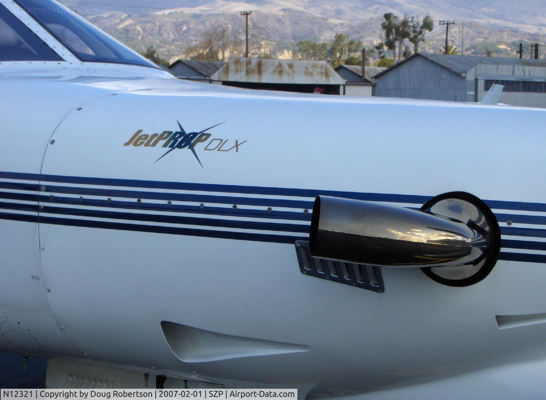 N12321, 1996 Piper PA-46-350P Malibu Mirage C/N 4636041, 1996 Piper PA-46-350P Malibu Mirage turboprop conversion to Jet PROP DLX, P&W (Canada) PT6-35 flat rated to 750 shp at 2,200 propeller rpm to 31 C., cowl and exhaust (one each side)