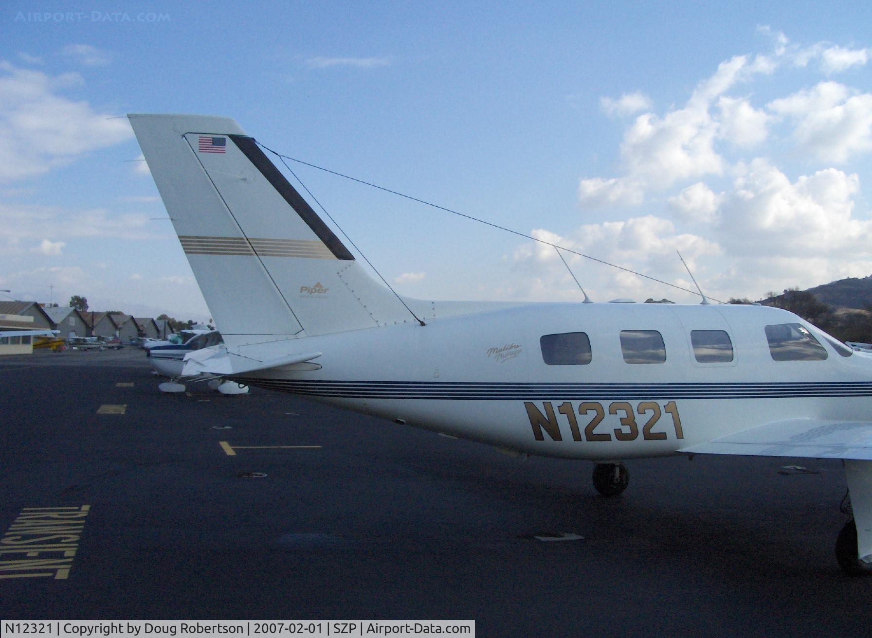 N12321, 1996 Piper PA-46-350P Malibu Mirage C/N 4636041, 1996 Piper PA-46-350P Malibu Mirage turboprop conversion to Jet PROP DLX, P&W (Canada) PT6-35 flat rated to 750 shp at 2,200 propeller rpm to 31 C., 151.1 US gal. usable. Original engine: Lycoming TIO-54-AE2A 350 Hp