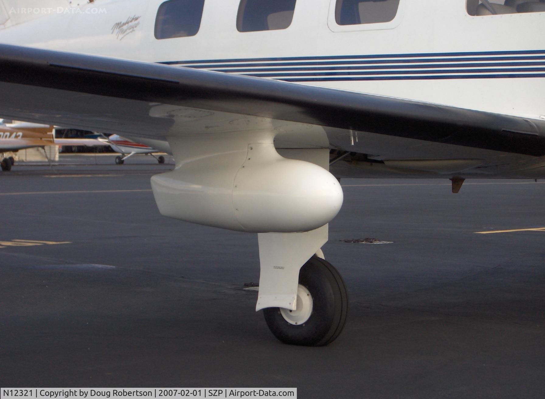 N12321, 1996 Piper PA-46-350P Malibu Mirage C/N 4636041, 1996 Piper PA-46-350P Malibu Mirage turboprop conversion to Jet PROP DLX, P&W (Canada) PT6-35 flat rated to 750 shp at 2,200 propeller rpm to 31 C., 151.1 US gal. usable. Underwing weather radar radome