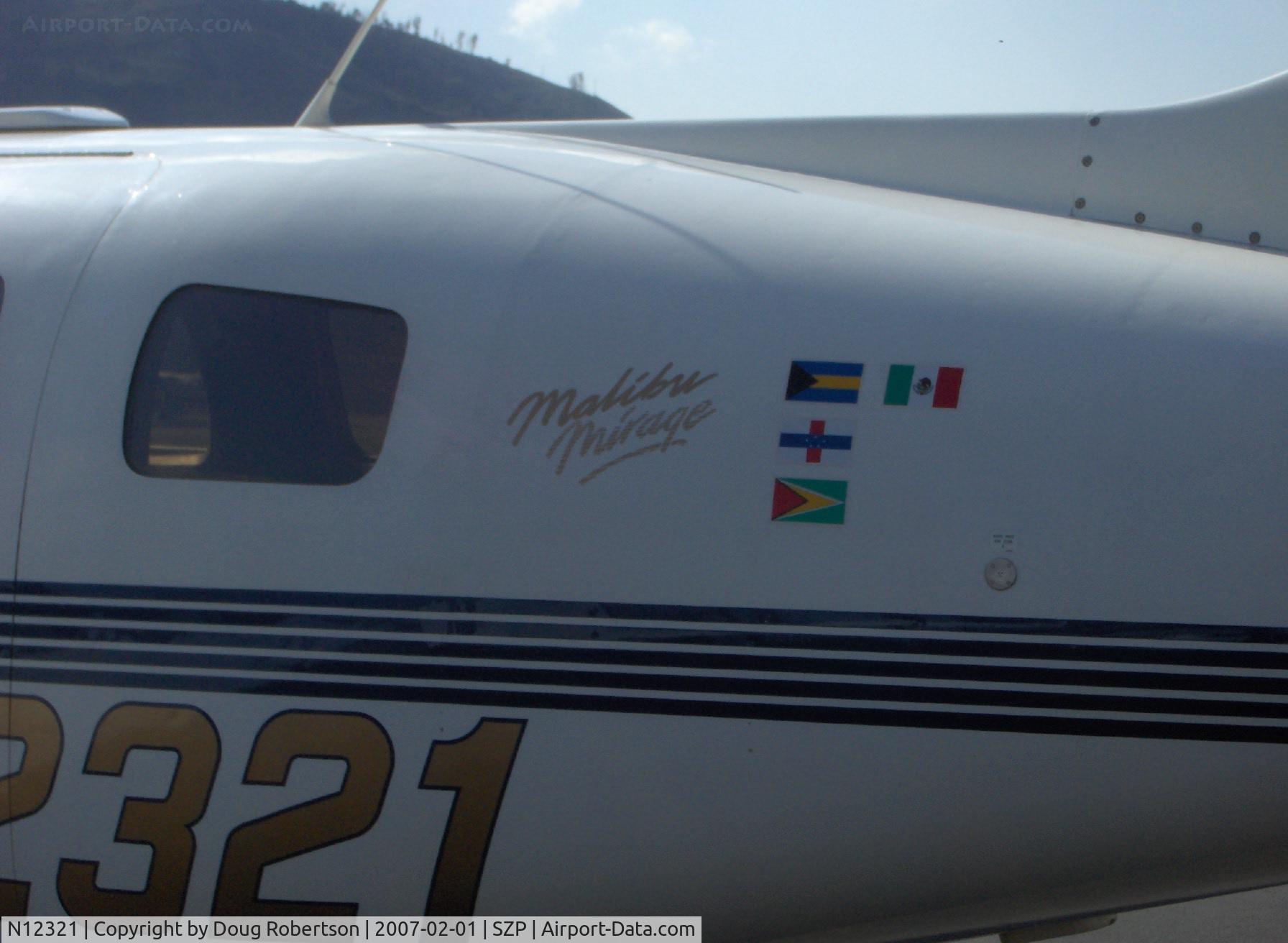 N12321, 1996 Piper PA-46-350P Malibu Mirage C/N 4636041, 1996 Piper PA-46-350P Malibu Mirage turboprop conversion to Jet PROP DLX, P&W (Canada) PT6-35 flat rated to 750 shp at 2,200 propeller rpm to 31 C., World traveler-Bahamas, Netherlands Antilles, Guyana, Mexico