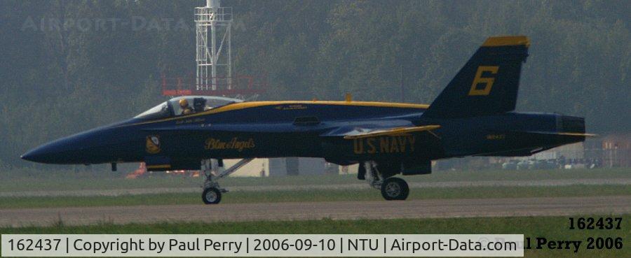 162437, McDonnell Douglas F/A-18A Hornet C/N 0281, Deep blue evident here