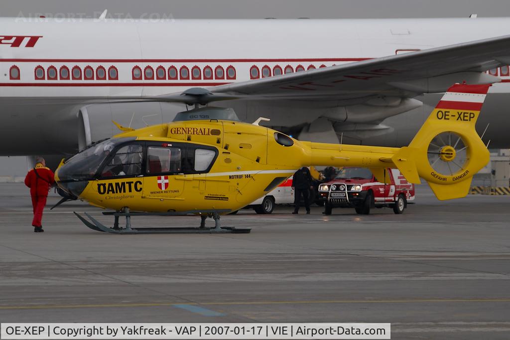 OE-XEP, 2001 Eurocopter EC-135T-2 C/N 0210, Rescue Helicopter in Action