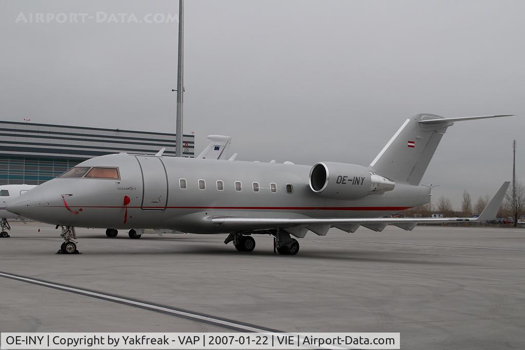 OE-INY, 2006 Bombardier Challenger 604 (CL-600-2B16) C/N 5644, Vista Jet Canadair CL600