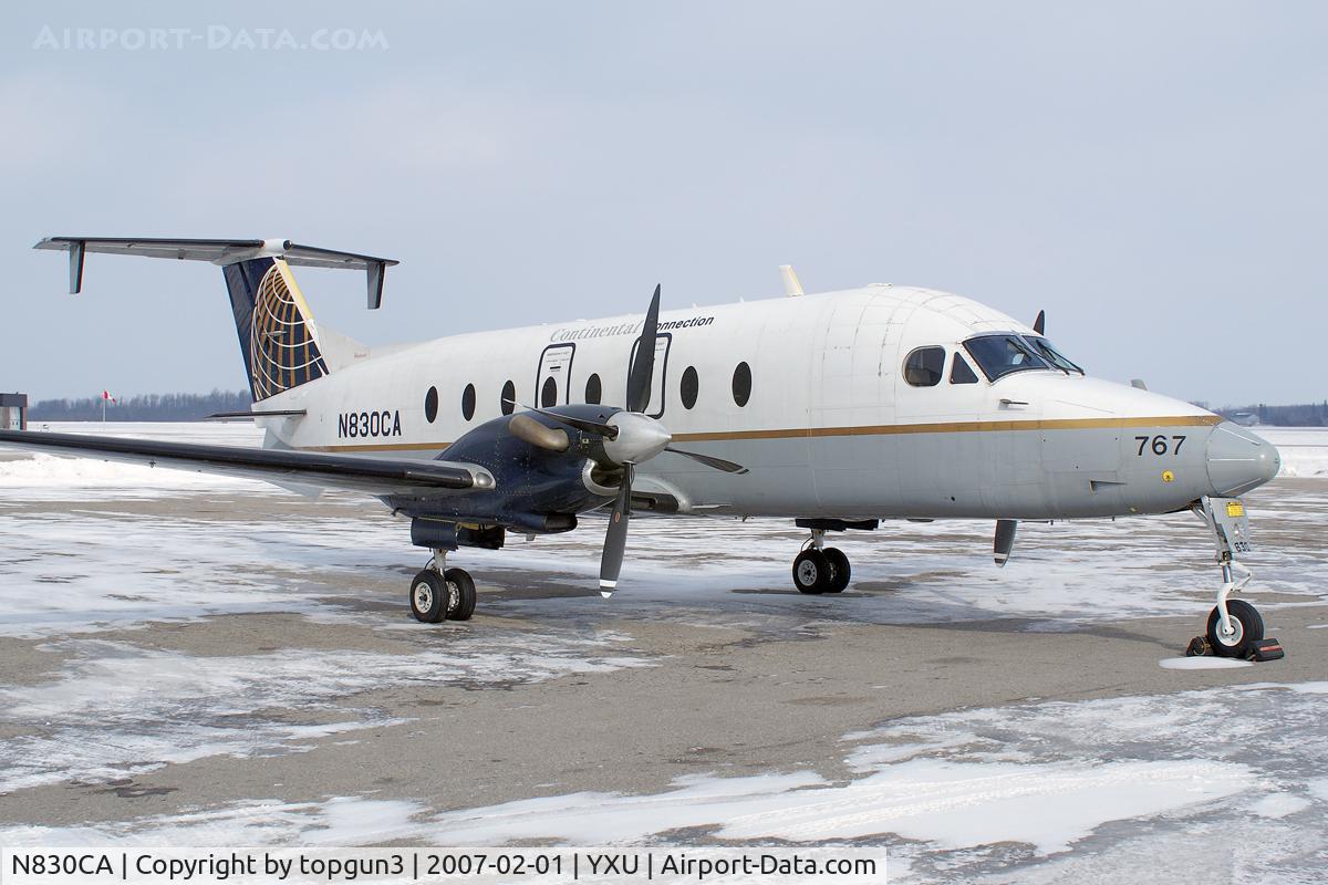 N830CA, 2000 Raytheon 1900D C/N UE-393, Parked at ESSO ramp.
