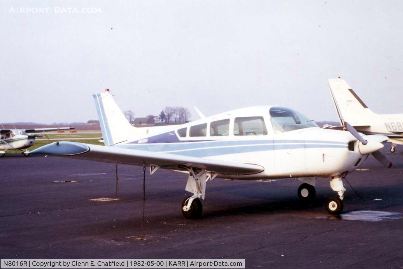 N8016R, 1970 Beech A24R C/N MC-6, Photo taken for aircraft recognition training