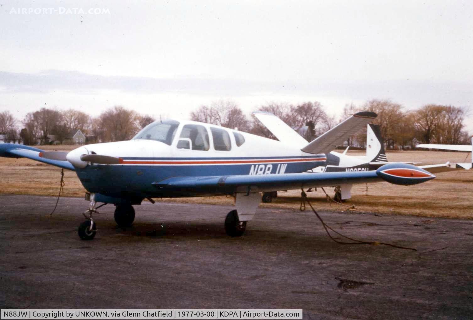 N88JW, 1955 Beech G35 Bonanza C/N D-4409, Photo used for aircraft recognition training