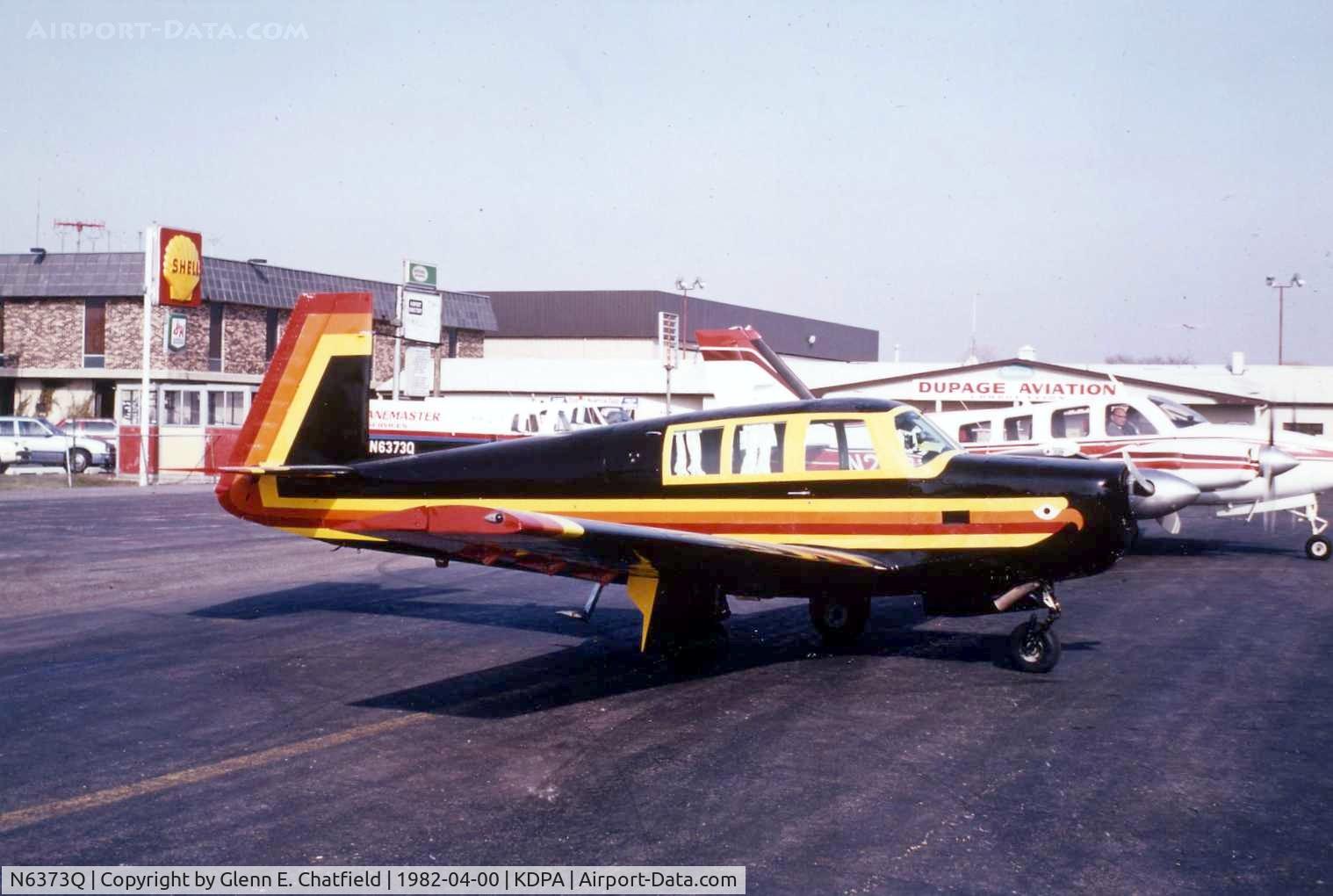 N6373Q, 1975 Mooney M20F Executive Executive C/N 670456, ex- N6373Q; how about that paint job!