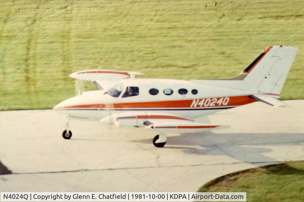 N4024Q, 1967 Cessna 401 C/N 401-0124, Photo taken for aircraft recognition training
