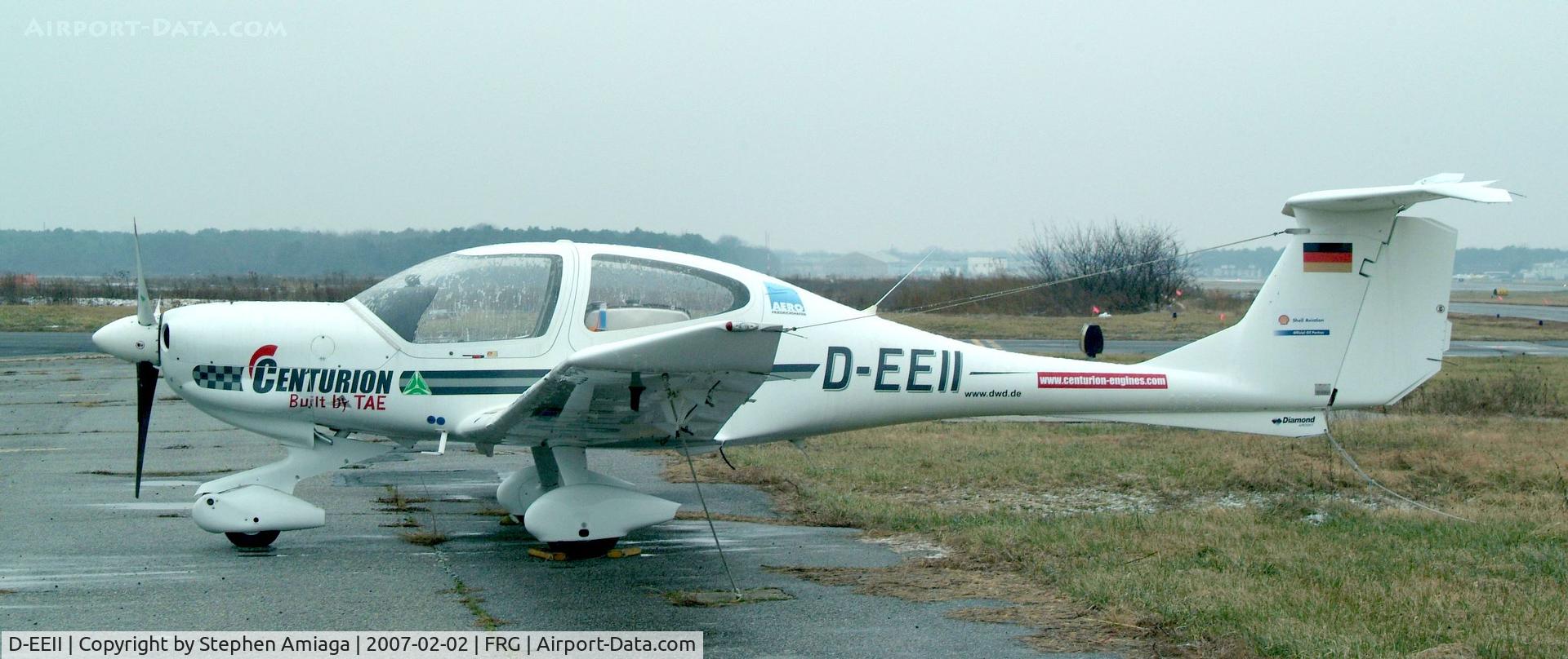 D-EEII, Diamond DA-40DTDI Diamond Star C/N D4.080, On the Sheltaire Ramp...